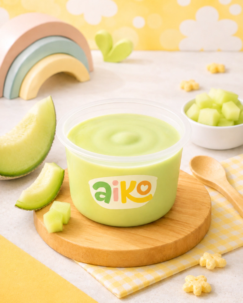 Produk Pudding varian Melon AIKO.